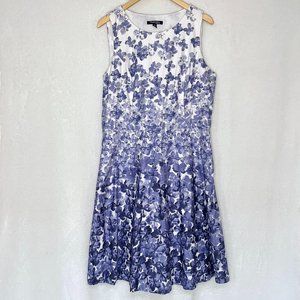 Chadwicks Sleeveless Watercolor Floral Dress